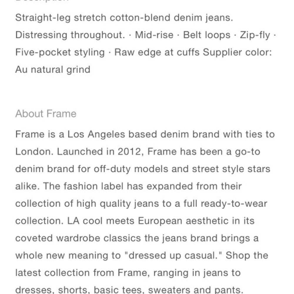 Frame jeans - Picture 7 of 7